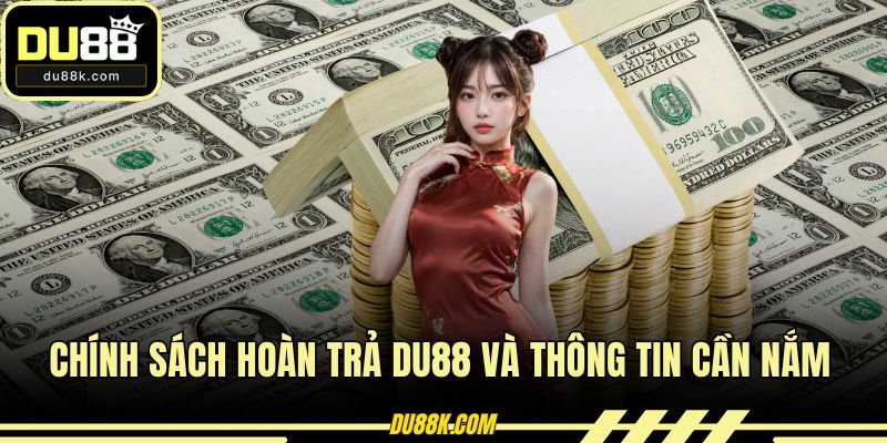 Chính sách hoàn trả DU88 và thông tin cần nắm