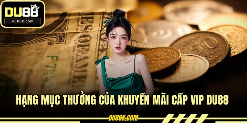 Hạng mục thưởng của khuyến mãi cấp vip DU88